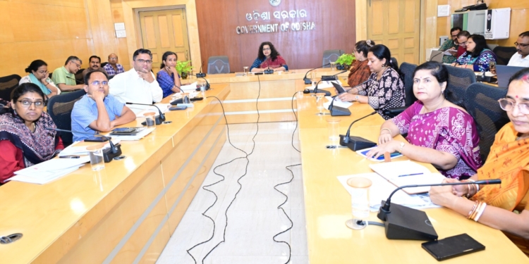 Odisha Prayas meeting social sector review