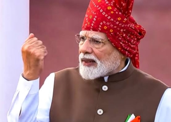 Row over PM Modi's tricolour pocket square on Independence Day