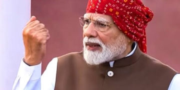 Row over PM Modi's tricolour pocket square on Independence Day
