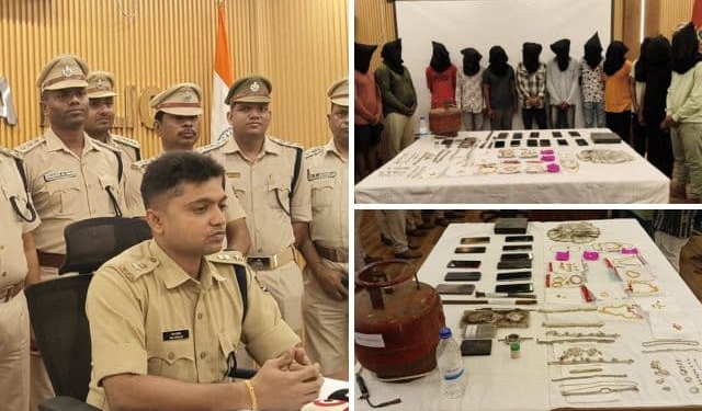 Rayagada robbery gang bust