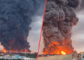 Ukrainian drone strikes on Russian refinery
