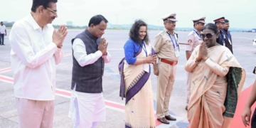 President Murmu Bhubaneswar departure