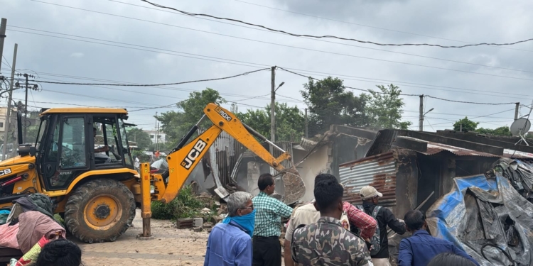 Niladri Vihar eviction drive
