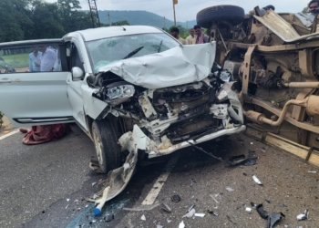 Nuapada school van accident