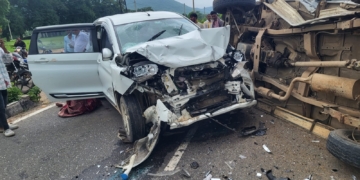 Nuapada school van accident
