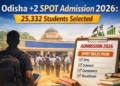 Odisha +2 SPOT Admission 2026