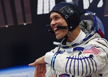 Anil Menon first spacewalk