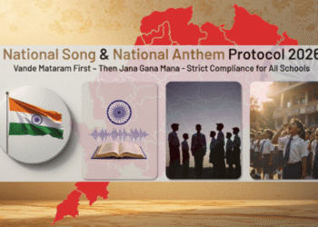Odisha National Song Anthem guidelines schools