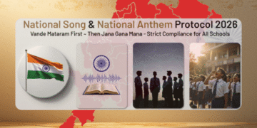 Odisha National Song Anthem guidelines schools