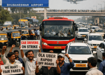 Bhubaneswar online cab strike