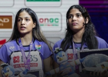Treesa Gayatri bronze medal ranking