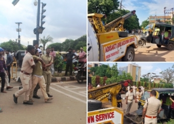 Bhubaneswar Cab Drivers' Protest