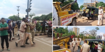 Bhubaneswar Cab Drivers' Protest
