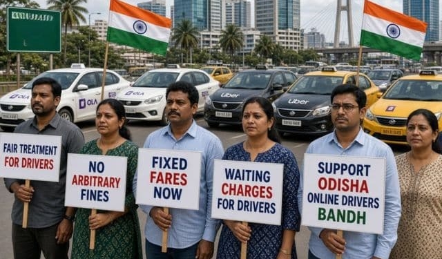 Odisha cab drivers bandh