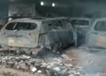 Brahmapur car service centre fire