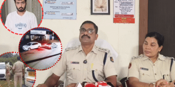 Chandaka police vehicle theft arrest