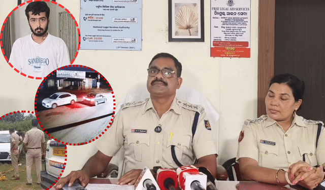 Chandaka police vehicle theft arrest