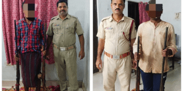 Khandapada illegal arms arrest