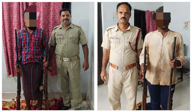 Khandapada illegal arms arrest