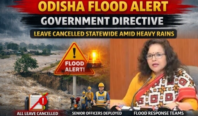 Odisha flood leave cancellation