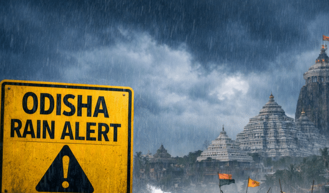 Odisha rain warning August 2026