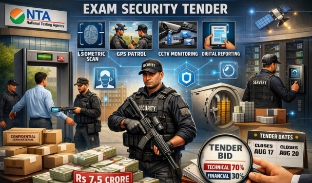 NTA 24x7 security tender