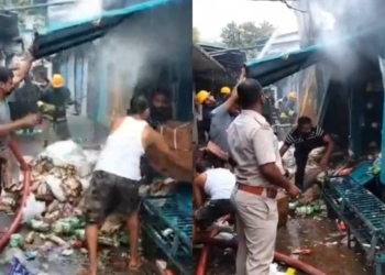 Unit‑I Market fire Bhubaneswar