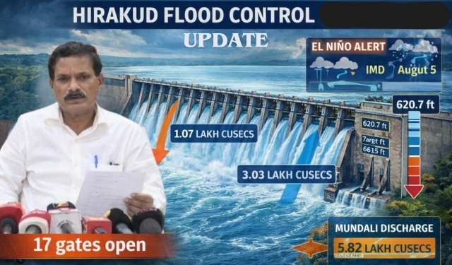 Hirakud Dam flood update