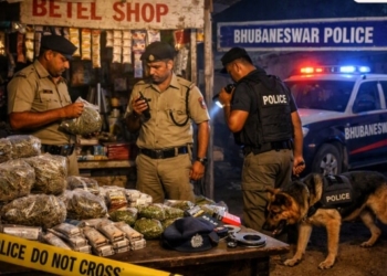 Bhubaneswar ganja raid