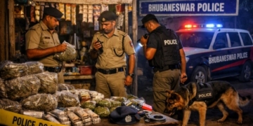 Bhubaneswar ganja raid