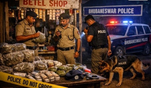 Bhubaneswar ganja raid
