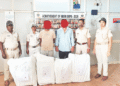 Bhubaneswar railway ganja seizure