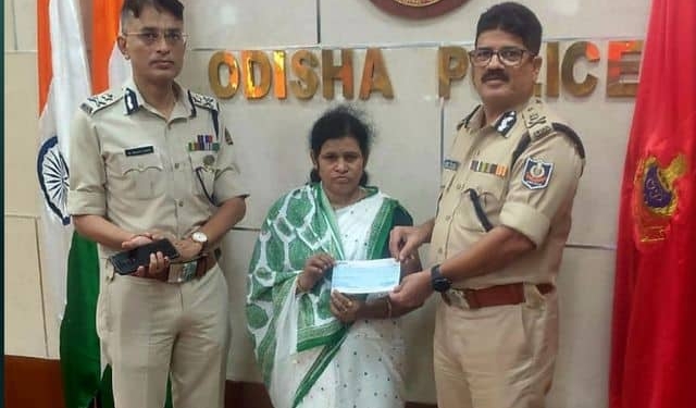 Odisha Police aid to Home Guard family