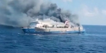 Indonesia ferry fire Madura