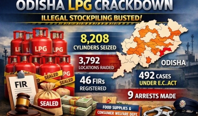 Odisha LPG cylinder crackdown