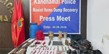Maoist arms dump Kandhamala