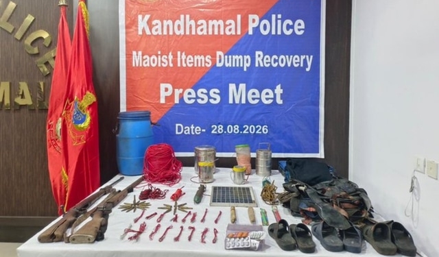 Maoist arms dump Kandhamala