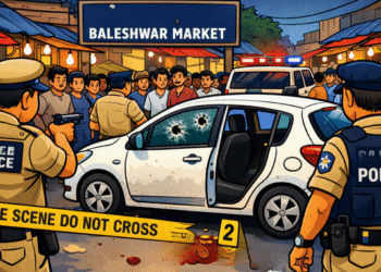 Baleshwar jeweller car shooting