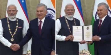 PM Modi Uzbekistan state honour