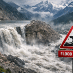 Nepal barrier lake flood alert
