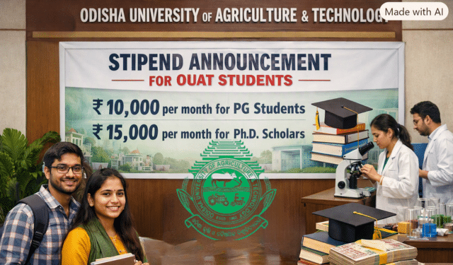 OUAT stipend Odisha
