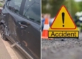 Truck Drags Car 100 Metres