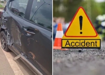 Truck Drags Car 100 Metres