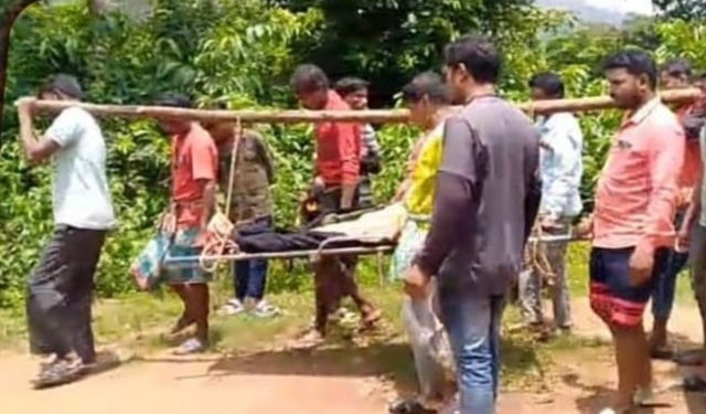 Body Carried 4 km on Stretcher