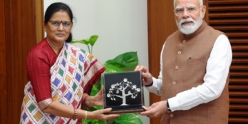 Pravati Parida PM Modi meeting