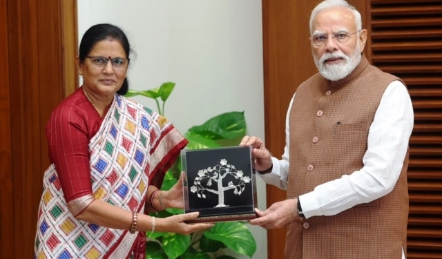 Pravati Parida PM Modi meeting