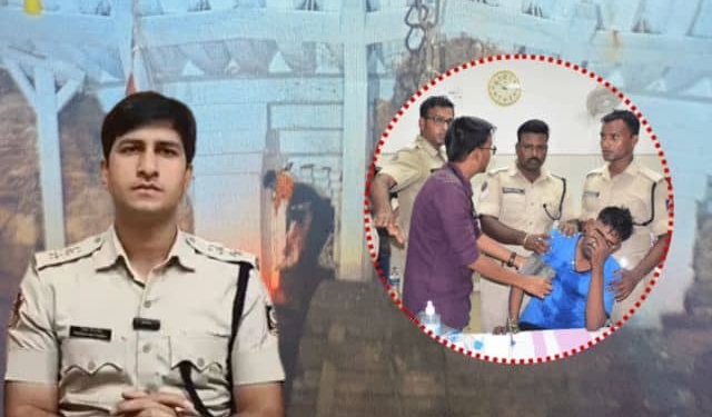 Youth Climbs Jagannath Temple