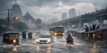 Bhubaneswar heavy rainfall