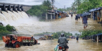 Brahmani River flood Kendrapada