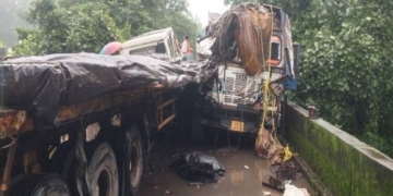 Truck-Trailer Crash